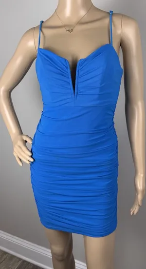 Europa Body-con Short Mini Sleeveless Club Date Night Party Dress‎ Size M thumbnail 1