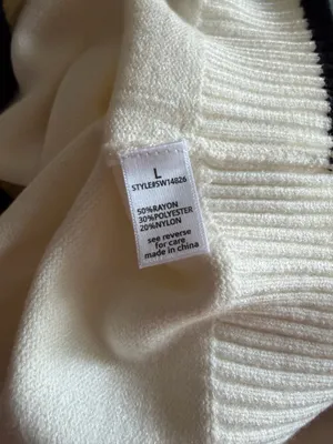 Active USA Cream Embroidered Bear Sweater thumbnail 7