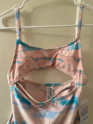 Forever 21 One Piece Bathing Suit – Small In Cloudwash thumbnail 5