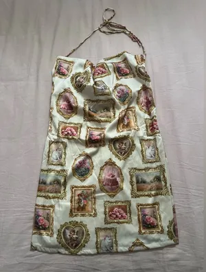 Dolls Kill Sugar Thrillz Regal Moments Slip Dress thumbnail 1