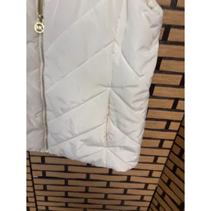 MICHAEL Michael Kors Cream Puffer Vest‎ Size Large thumbnail 4