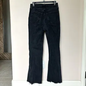 Abercrombie & Fitch Flare High Rise Curve Love Jeans Women 6L Black Retro Indie thumbnail 3