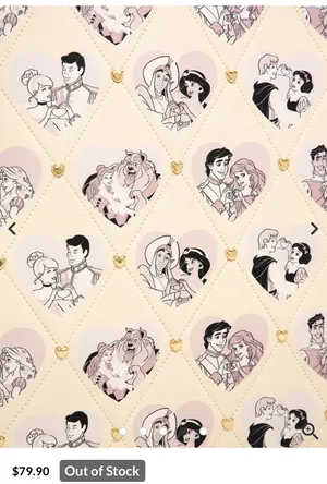 Loungefly Disney Princess Couples Mini Backpack thumbnail 12
