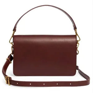 Madewell The Flap Convertible Crossbody Bag in Dark Cabernet thumbnail 1