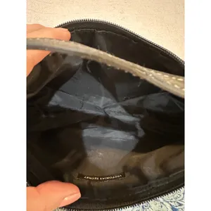 Victoria's Secret Black Nylon Baguette Shoulder Bag Y2K Contrast Stitch Small thumbnail 4