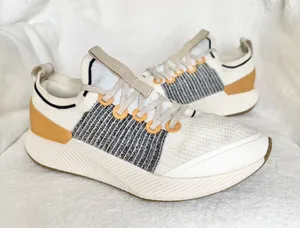 Allbirds Tree Glider Womens Size 10 Ivory Blue Athletic Running Shoes Sneakers thumbnail 1