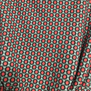 Roz & Ali‎ New geometric dress sleeveless ruched waist pink blue women’s size 12 thumbnail 6
