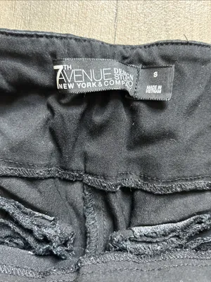 Black Women's Stretch Ankle Pants thumbnail 2