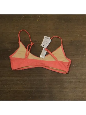 NWT Cotton On Women's Super Scoop-Neck Bikini Top 6338112-19 Shell Pink Terry L thumbnail 5
