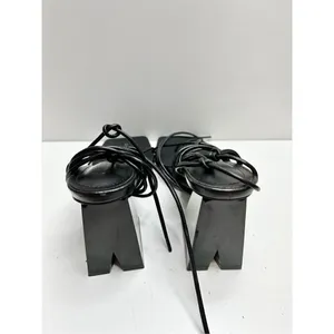 Wild Diva Sandals‎ Womens Size 9 Black Wraparound Square Toe Heels thumbnail 6