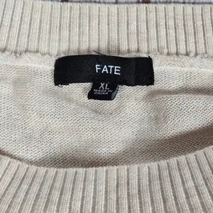 FATE Southwest Geometric Fair Isle‎ Sweater Cream Multi Wool Blend XL FW13039SF thumbnail 3