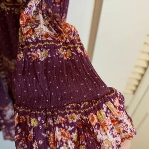 Free people Bridgette berry mini dress thumbnail 7