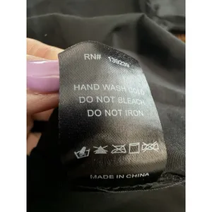 Pomander Place Tuckernuck XS Black Poplin Easton Blouse Ruffle Sleeve #KKK1-3 thumbnail 7