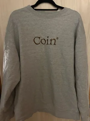 COIN Sweatshirt Gray Size XL thumbnail 1