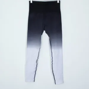 Zyia Black and White Light n Tight Ombre Seamless Performance‎ Leggings Size XS thumbnail 3