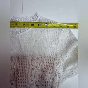 Endless Rose white lace poplin mini dress size S thumbnail 8