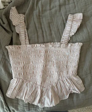 American Eagle Striped Tank Top thumbnail 1