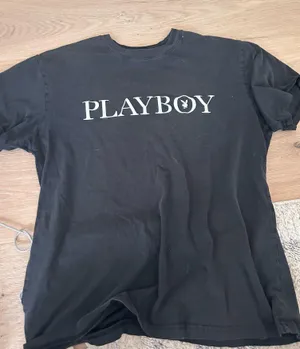 Grey Playboy Tee thumbnail 1