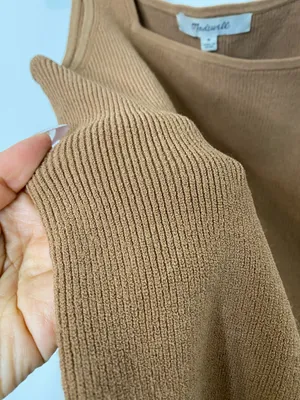 Madewell Bradbury Square Neck Sweater Tank thumbnail 6