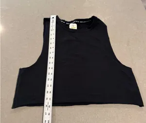 OFFLINE by Aerie Black Muscle‎ Tank Crop Top S P CH thumbnail 1