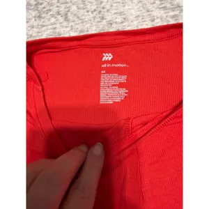 All‎ in Motion Red Long Sleeve Twist Front Athletic Top Women's Size 4x plus thumbnail 2