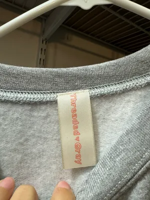 Threaded Grey Sweat set Gray thumbnail 3