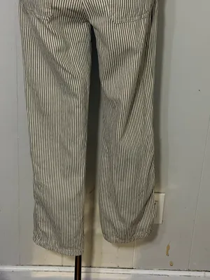 Dickies Women’s Regular Fit Hickory Stripe Bib Overalls Size XS thumbnail 6
