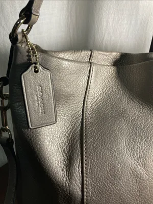 Coach Isabelle 2 way carry Pebbled Leather Shoulder or crossbody or tote thumbnail 5
