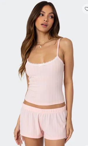 Edikted Pink Sleep Pajama Set  thumbnail 2