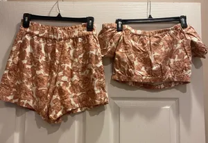 Abercrombie shorts and top set thumbnail 1