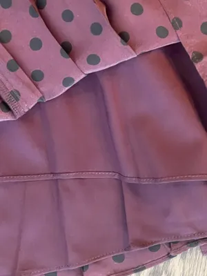 Madewell Pleated Mini Skirt Burgundy thumbnail 4