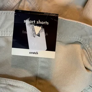 Ava & Viv Women’s 24 Plus Beige Comfort Waist Stretch High Rise Smart Shorts New thumbnail 8