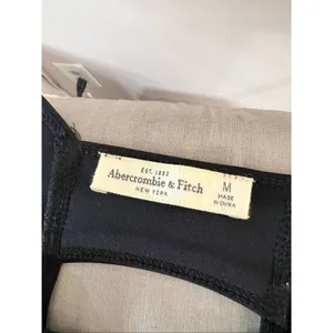 Abercrombie & Fitch Black Neoprene Cut Out Sleeveless Skater Mini Dress Size Med thumbnail 9