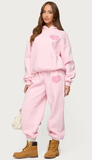 Edikted Pink sweat set thumbnail 1