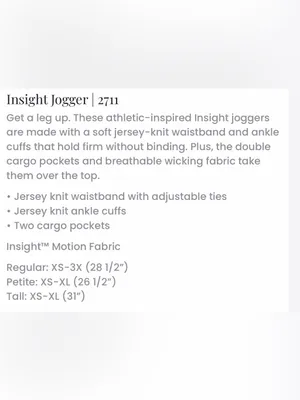 Insight Medcouture Joggers Scrubs XST thumbnail 8
