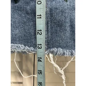 Pacsun Denim Mini Skirt Size 26 Pockets Embroidered Roses Zip/Button Y2K‎ thumbnail 2