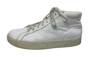 Vibram Cadence Mens White Leather Lace Up Athletic High Top Sneakers Shoes Sz 10 thumbnail 1