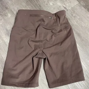 Reebok Womens Brown Fitted‎ Athletic Essence Bike Shorts Size XS Bag 6 thumbnail 3