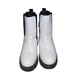 Olivia Miller Round Toe Chunky Heel Mid Calf Ankle Boots Slip On thumbnail 2