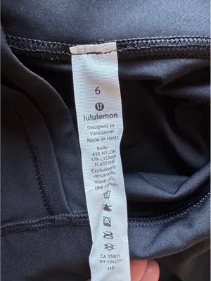 Lululemon Fast & Free With Pockets High Rise 25” Black Size 6 NWT thumbnail 6