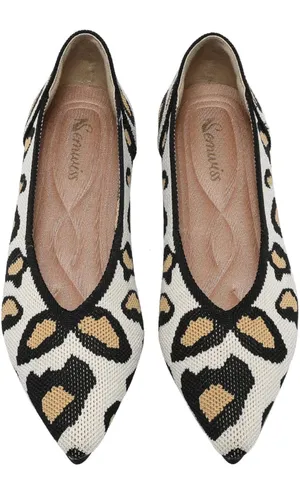 Semwiss Women's Ballet Flats Comfortable Work Dressy Pointed Toe Shoes Size 8.5 thumbnail 2
