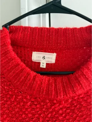 Lou & grey Red Sweater thumbnail 5