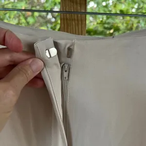 Have Los Angeles Women's Wide Leg High Waisted Pants Cream Size L thumbnail 4