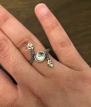 Silver Mystic Serpent Regent Ring Size none thumbnail 1