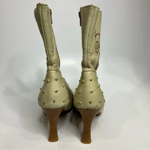 Los Canelos tan leather heeled boots‎ women’s size 25 approximately size 7 thumbnail 4