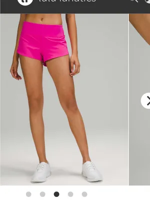 Lululemon Speed Up Low-Rise Short 2.5" sizes 4 thumbnail 2