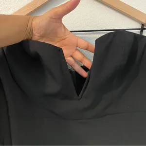 Nasty Gal Black Off The Shoulder Bell Sleeve Mini Fit &‎ Flare Dress Size M thumbnail 3
