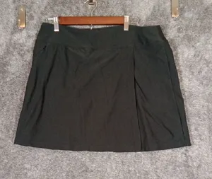 L.L. Bean Skort Black Tenhis Pickleball Outdoors Performance Womens Large thumbnail 1