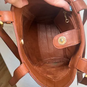 Vintage Coach Soho Buckle Bag 4157 British Tan Brown Leather Tote Shoulder Bag thumbnail 5