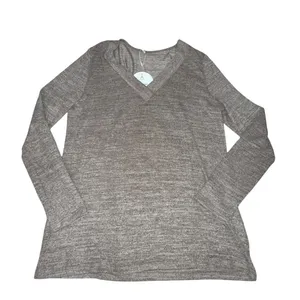 NWT Women's Anrabess V-Neck Long Sleeve Top Large thumbnail 3